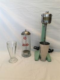 1920's Hamilton Beach Milkshake Mixer & Accessories https://ctbids.com/#!/description/share/90723