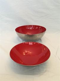 Vintage Catherineholm Enamel & Stainless Bowls 2 Pc https://ctbids.com/#!/description/share/90728
