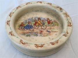 Vintage, Bunnykins, Royal Doulton Heavy Porridge Dish Bowl https://ctbids.com/#!/description/share/90731