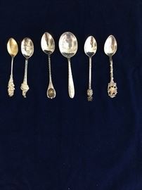 6 Sterling Silver Spoons https://ctbids.com/#!/description/share/94904