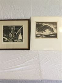 Two Carroll Thayer Berry Wood Block Prints https://ctbids.com/#!/description/share/94896