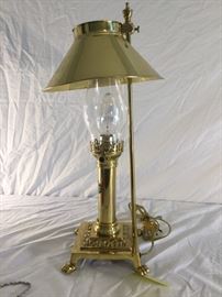 Vintage Orient Express Brass Lamp https://ctbids.com/#!/description/share/94922