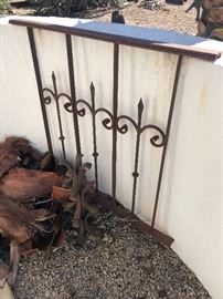 Wrought Iron Vintage  fence
