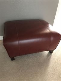 norwalk all leather large ottoman or could be  coffee table ?