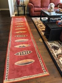 have several long wool runners - great rugs for big rooms and hallways