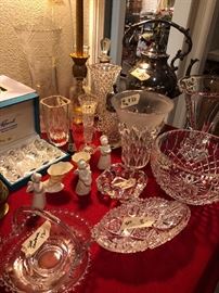 candlewick , crystal and glass  lots of vintage to peruse 