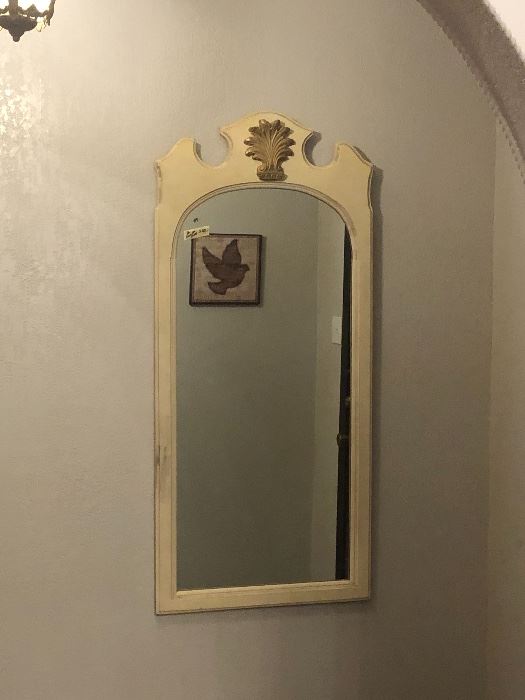 bigger than pic shows french provincial mirror 