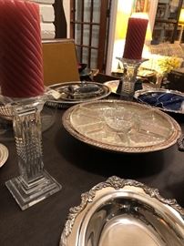 silverplate and crystal -glass  all kinds 