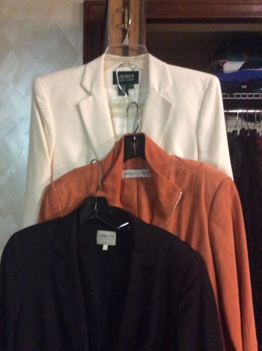Armani jackets (size 4-10)