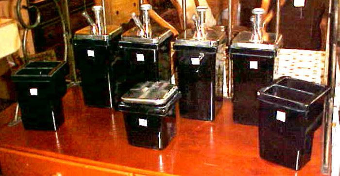 OLD SODA FOUNTAIN SYRUP DISPENSERS