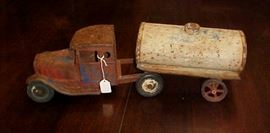 ANTIQUE TOY TANKER TRUCK