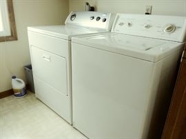 Whirlpool newer dryer, Kenmore Select washer