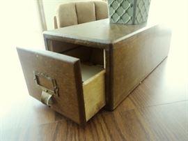 antique card file