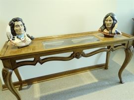 Bassett wall/sofa table