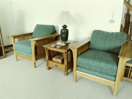 Bassett chairs and end tables
