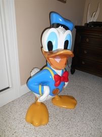 Carved wood Donald Duck 34”tall