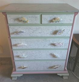 BBR03 Kindel Wood Painted Tallboy