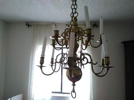 BDR13 Brass Chandelier with Candles