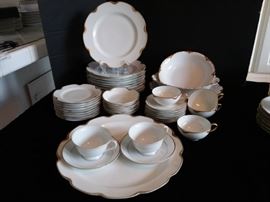 BK05 Haviland  Co. Limoges Dinnerware and Noritake Tea Cups