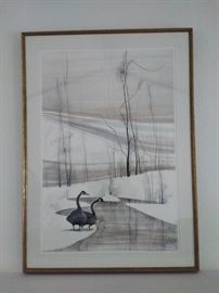BLR06 Limited Edition P. Buckley Moss Canadian Geese Print