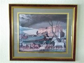 BLR11 Framed Noahs Ark Print