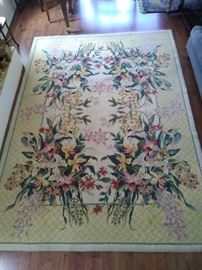 BLR14 Vibrant Floral Pattern Wool Pile Feizy Rug