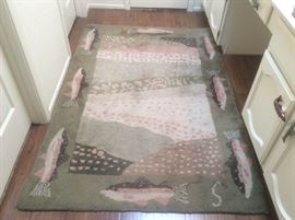 BMB15 Area Rug With Fish by Kaleen