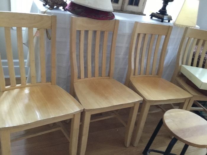 Oak Potter Barn kitchen chairs $50 each