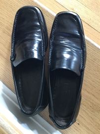 Gucci men’s size 9 leather loafers