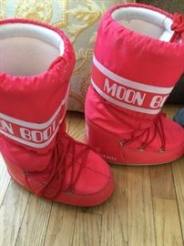 Moon Boots worn once size 7 $70