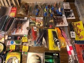 Fishing - tackle, reels and poles