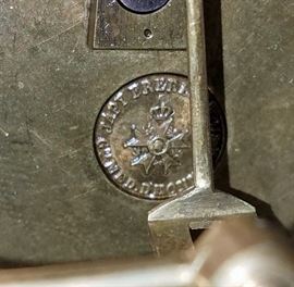 Stone clock with a Japy Frere movement