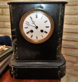 Stone clock with a Japy Frere movement