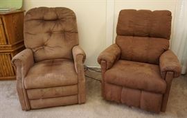 Recliners - one is a lift chair