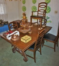 DIning table and chairs