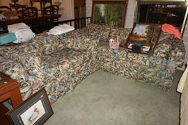 Living room sofa and loveseat