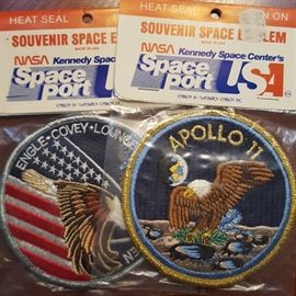 Pair of NASA Patches