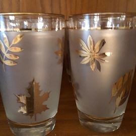 Vintage Leaf Tumblers