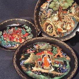 Fairy Tales series (1st three in series) Russian Plates