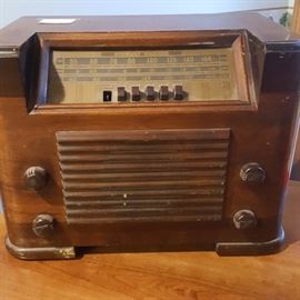 Several examples of antique radios are available