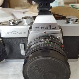 Vintage Minolta SRTMC-II 35mm camera 