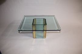 One of two pace brass side tables - make an offer!