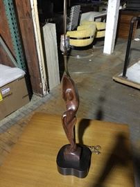 Heifetz lamp. Engraved “Heifetz” on back.