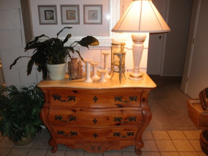 HALL MARBLE TOP CHEST
