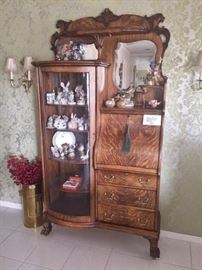 Antique American Oak Secretary/Bookcase