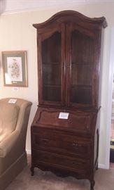 Wellesley Furn. Co. French Style Hand-Carved Secretary