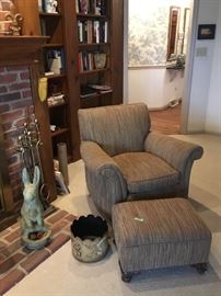 There are a pair of these club chairs