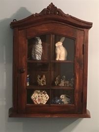 small wall display cabinet
