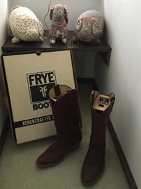 Very nice Frye boots, ladies 8 1/2