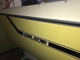 Vintage Sea Star Speed Boat! So much fun to be had behind the helm of this beauty!